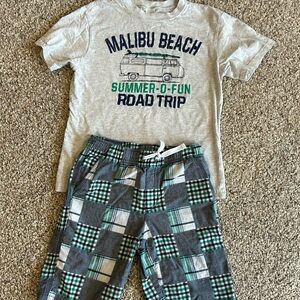 Gymboree matching shirt and t-shirt set. Boys size 10
